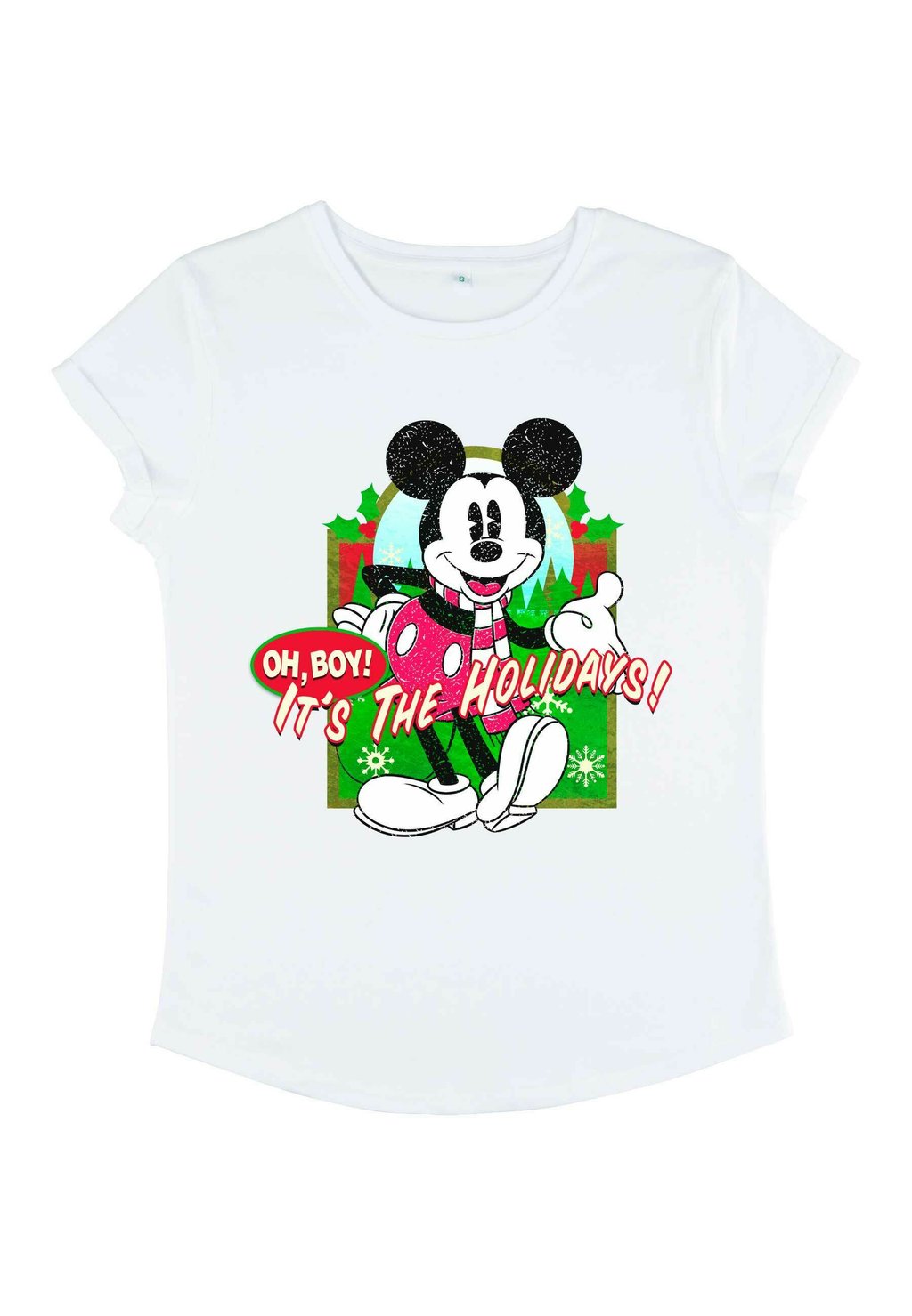 

Футболка с принтом MICKEY CLASSIC VINTAGE HOLIDAY MICKEY Henry Tiger, белый