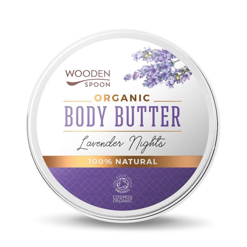 

Органическое ночное масло для тела с лавандой Wooden Spoon Organic Body Butter, 100 мл
