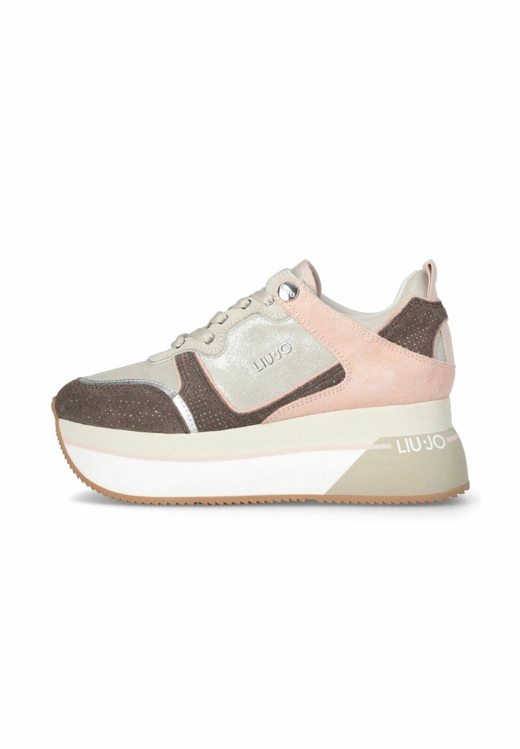 

Кроссовки LIU JO, цвет pink beige, Розовый