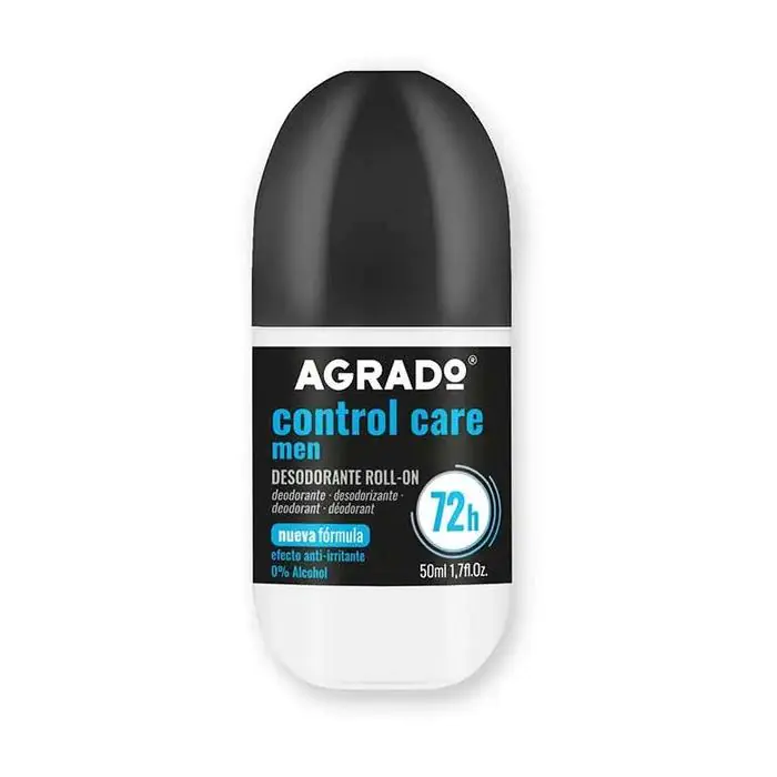 Дезодорант Desodorante Roll-On Control Care Men Agrado, 50 ml дезодорант men dry impact plus desodorante roll on nivea 50 ml