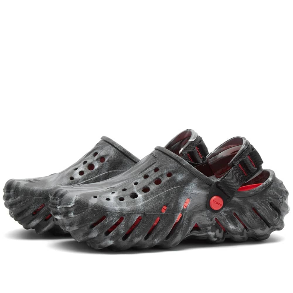 

Сабо Crocs Echo с мраморной отделкой