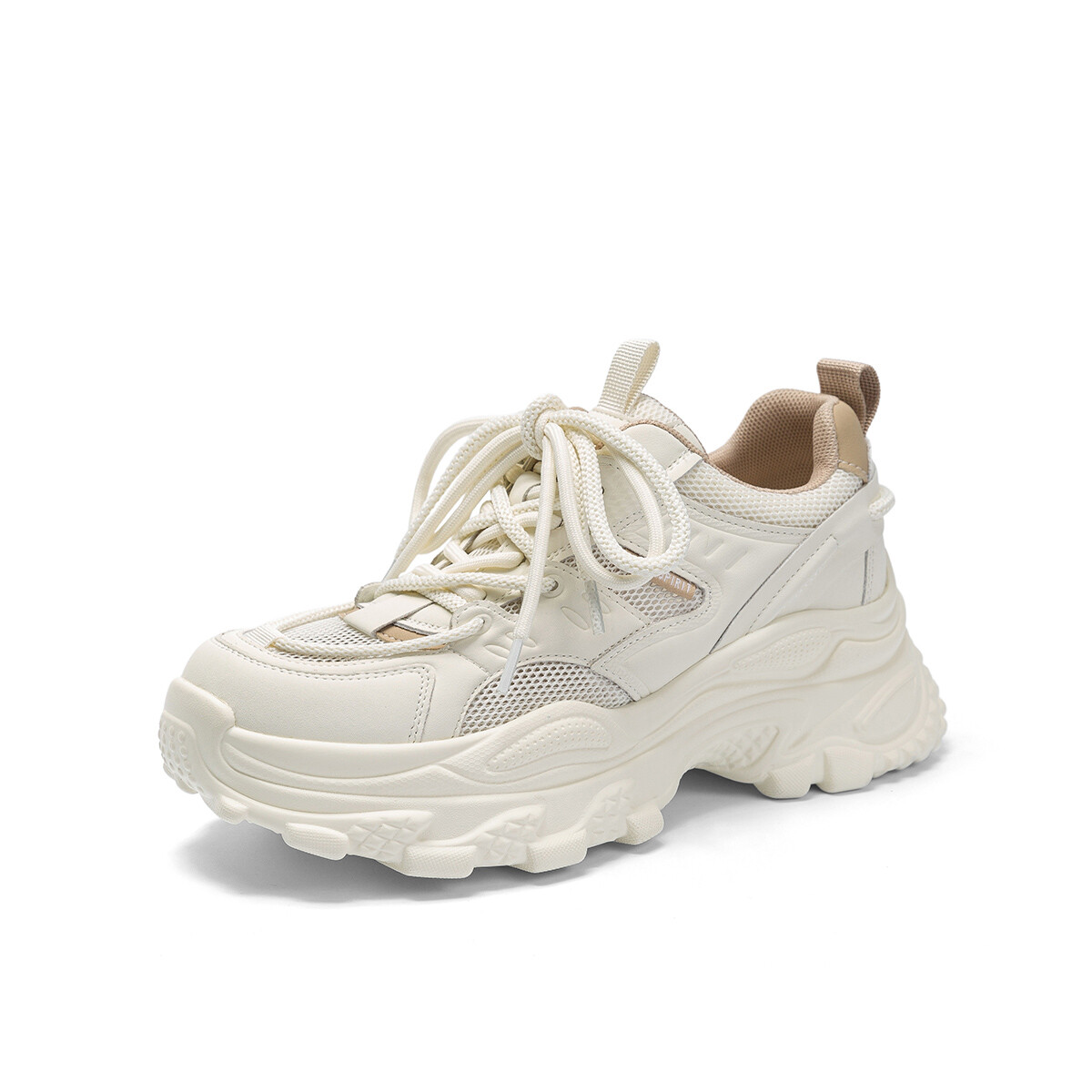 

Кроссовки JEEP SPIRIT Chunky Sneakers Women's Mid-top, бежевый