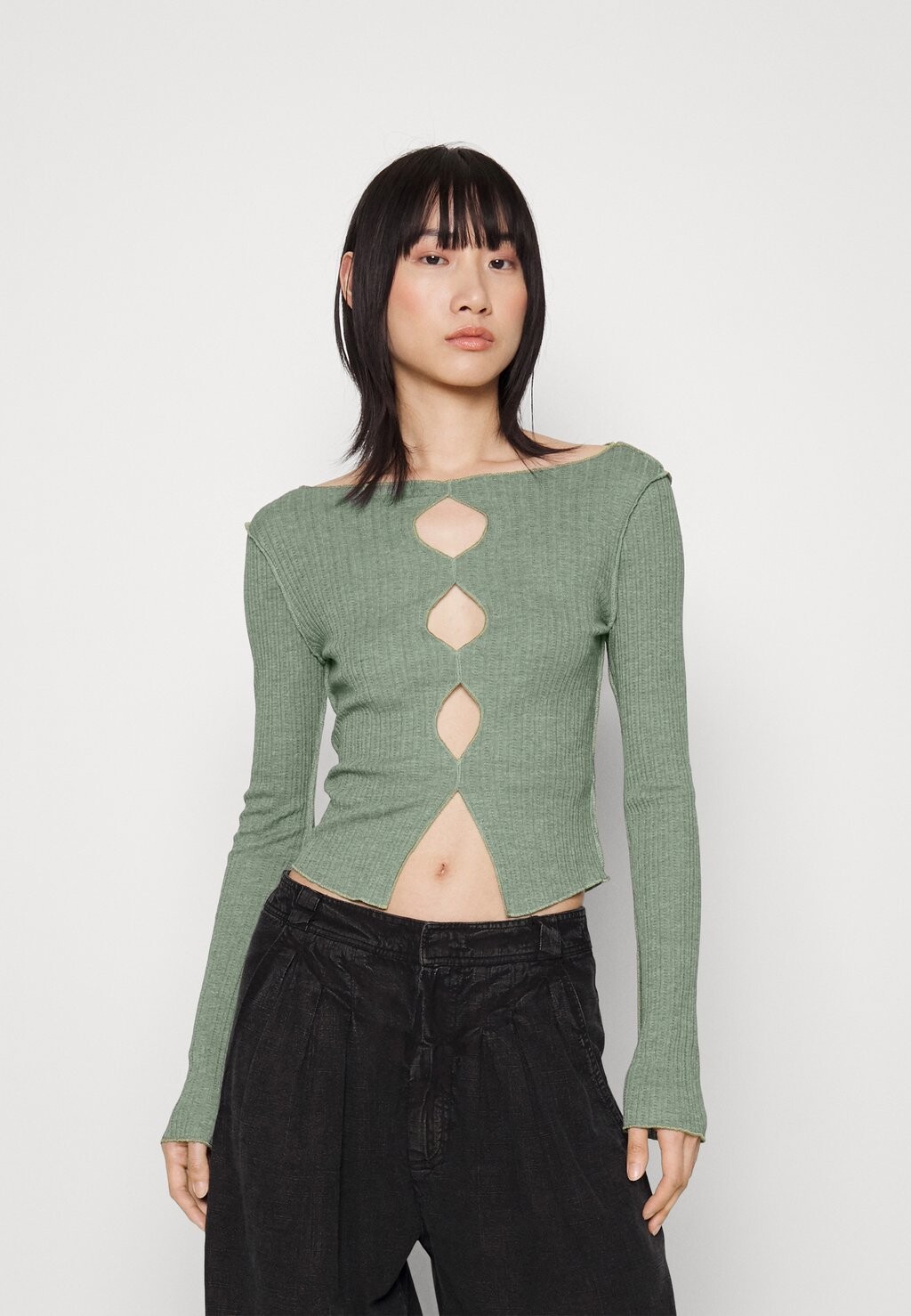 

Рубашка с длинным рукавом BDG Urban Outfitters, зеленый