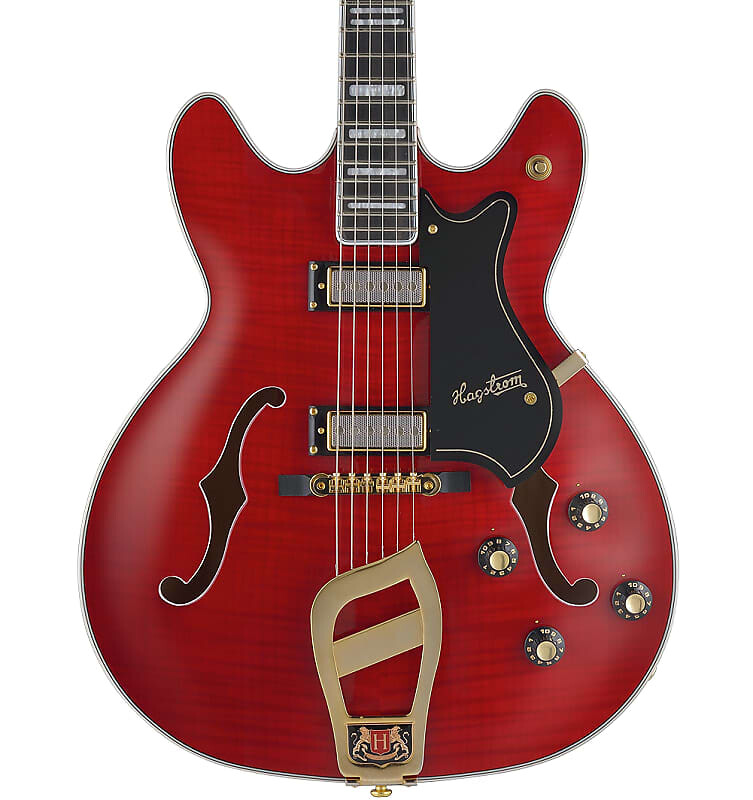 

Электрогитара Hagstrom VIK67-G-WCT 67' Viking II Electric Guitar Wild Cherry Transparent