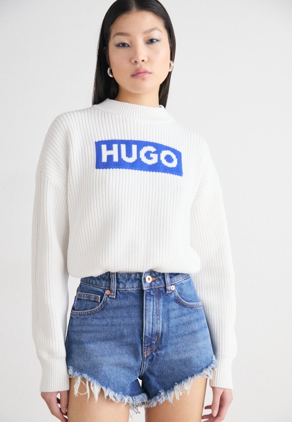 

Свитер вязаный SLOGER HUGO, цвет white