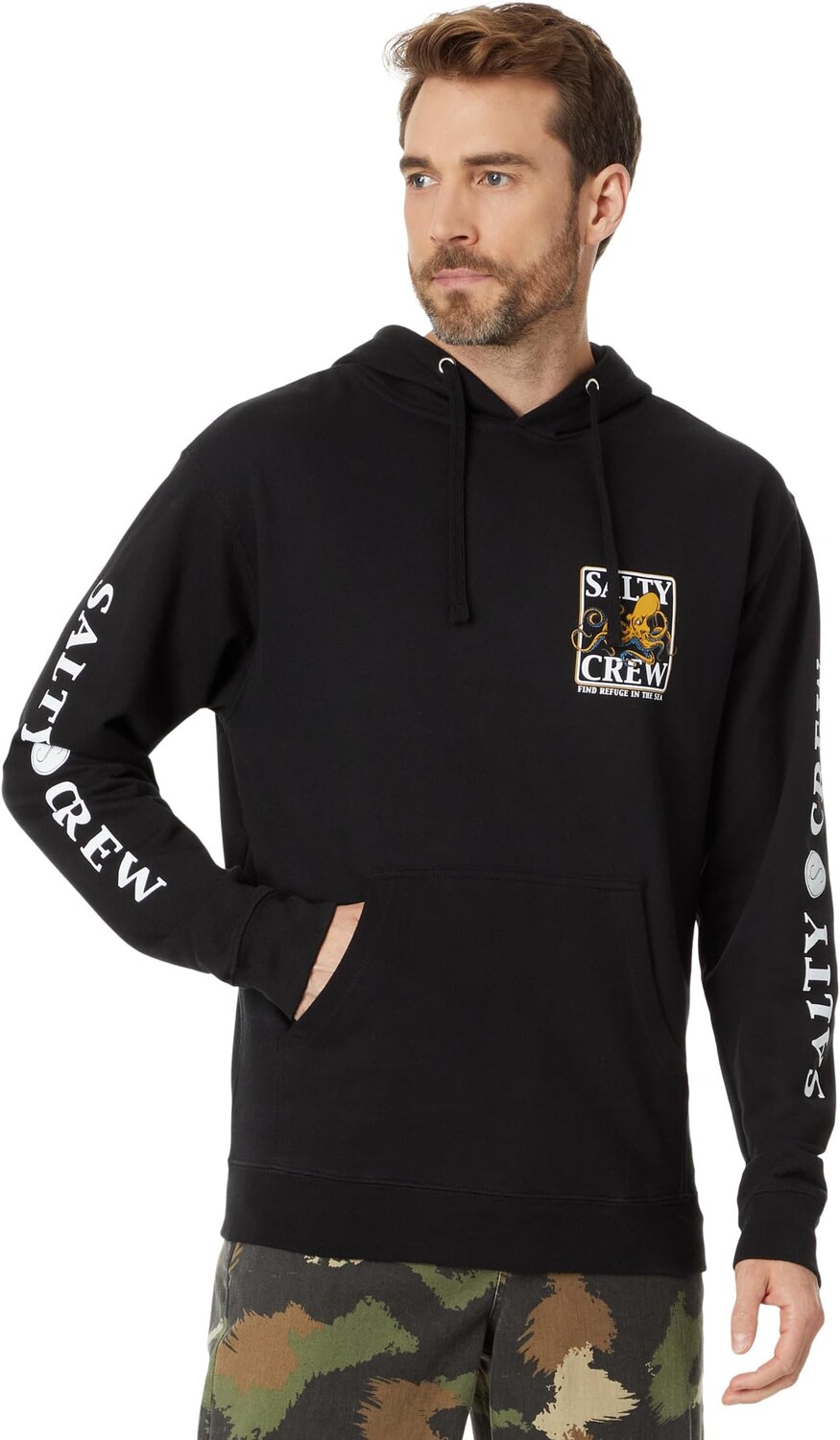 

Флисовая толстовка Ink Slinger Salty Crew, черный