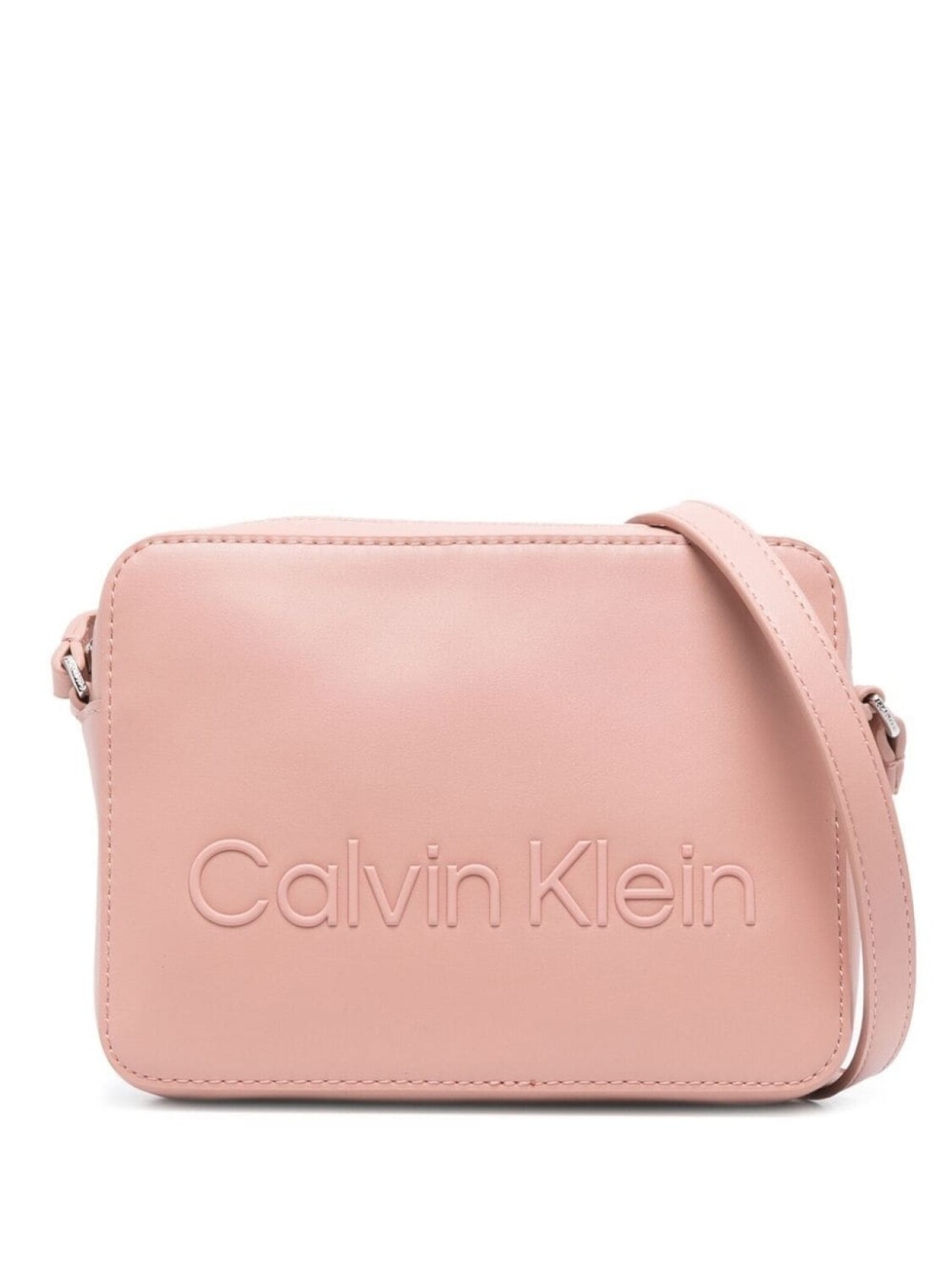 

Calvin Klein сумка через плечо с тисненым логотипом, розовый