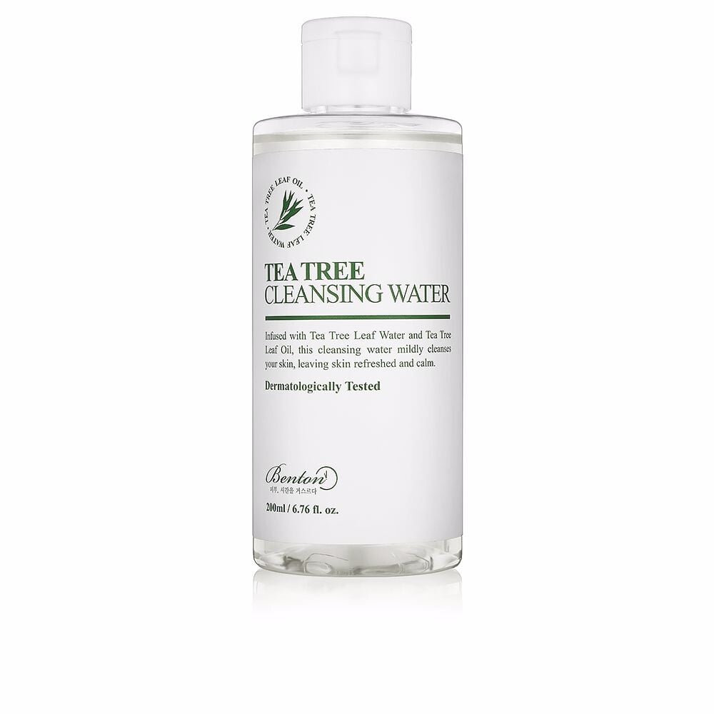 Мицеллярная вода Tea tree cleansing water Benton, 200 мл очищающая вода с экстрактом чайного дерева healing tea garden tea tree cleansing water очищающая вода 300мл новый дизайн