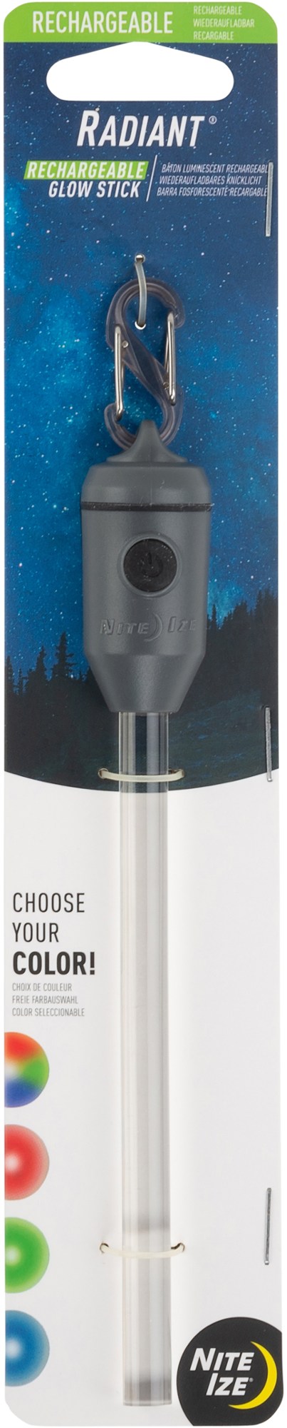 Сияющая перезаряжаемая светодиодная светящаяся палочка — Disc-O Select Nite Ize, мультиколор nite ize голубой