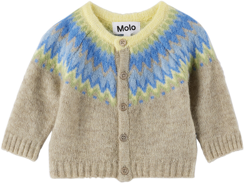

Кардиган Baby Grey Bay в скандинавских пастельных тонах Molo