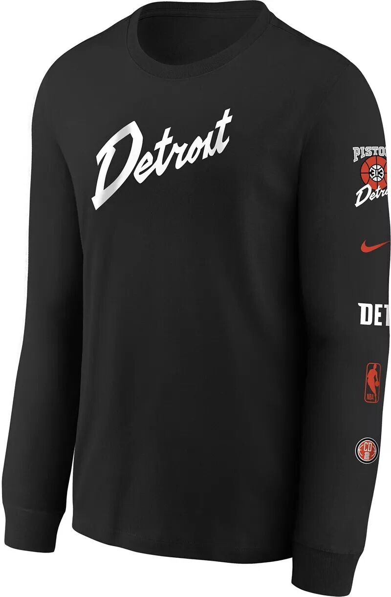 

Футболка с длинным рукавом Nike Youth 2023-24 City Edition Detroit Pistons Max90