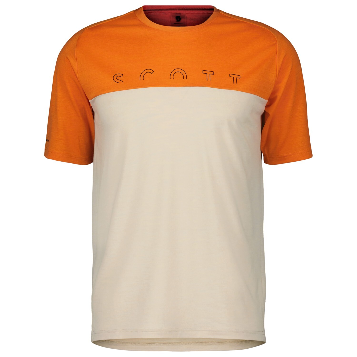 

Рубашка из мериноса Scott Defined Merino S/S, цвет Flash Orange/Dust White