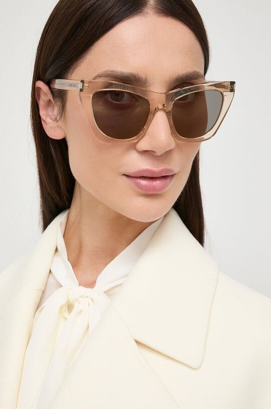 

Солнечные очки Saint Laurent, прозрачный