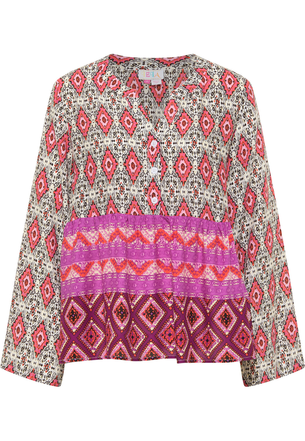 

Туника IZIA bluse, цвет Lila Mehrfarbig
