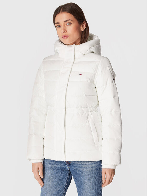

Пуховик стандартного кроя Tommy Jeans, белый