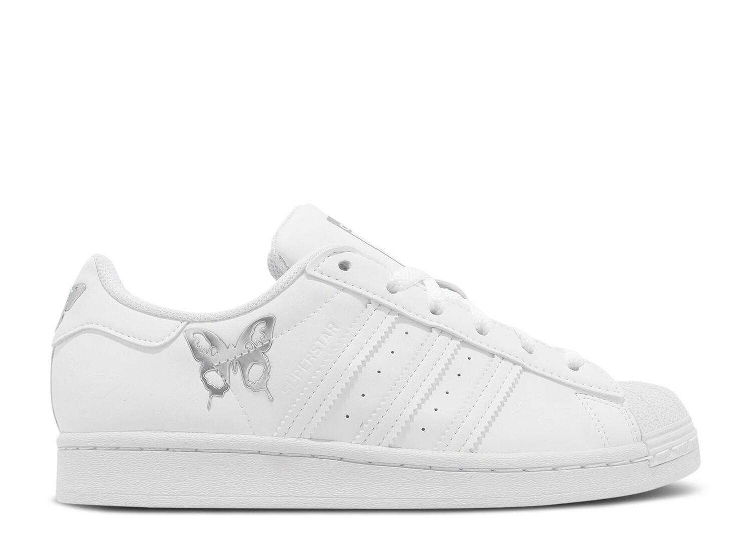 

Кроссовки adidas Wmns Superstar 'White Matte Silver Butterfly', белый