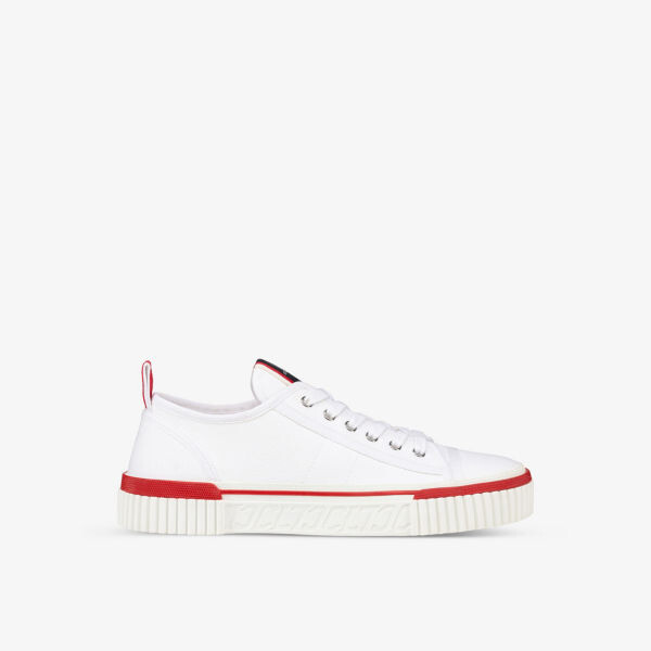 

Кроссовки Pedro Junior из хлопкового полотна Christian Louboutin, белый