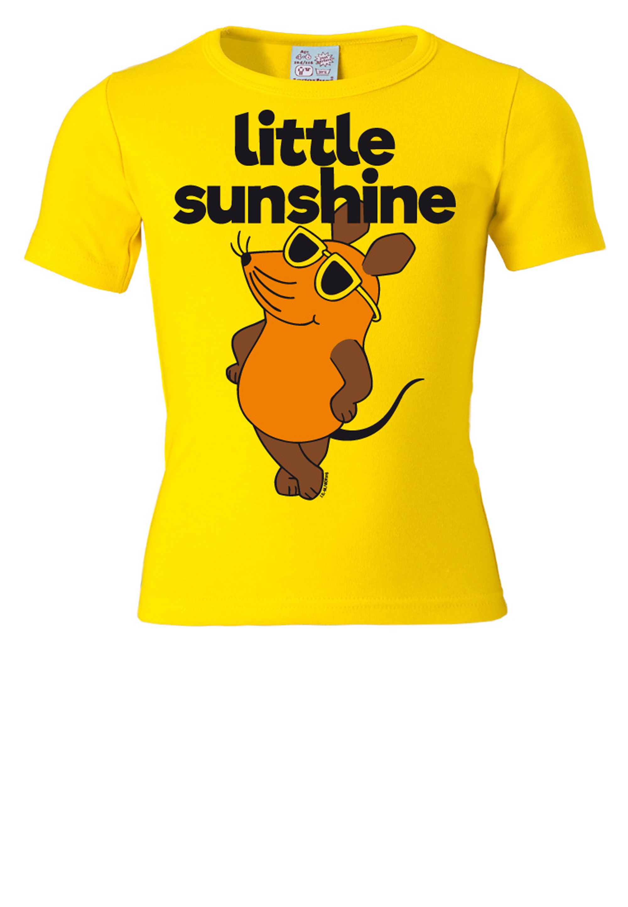Футболка Logoshirt Maus Little Sunshine, желтый