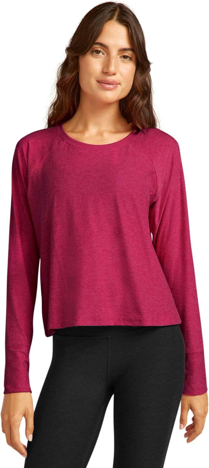 

Легкий пуловер Daydreamer Beyond Yoga, цвет Cranberry Heather