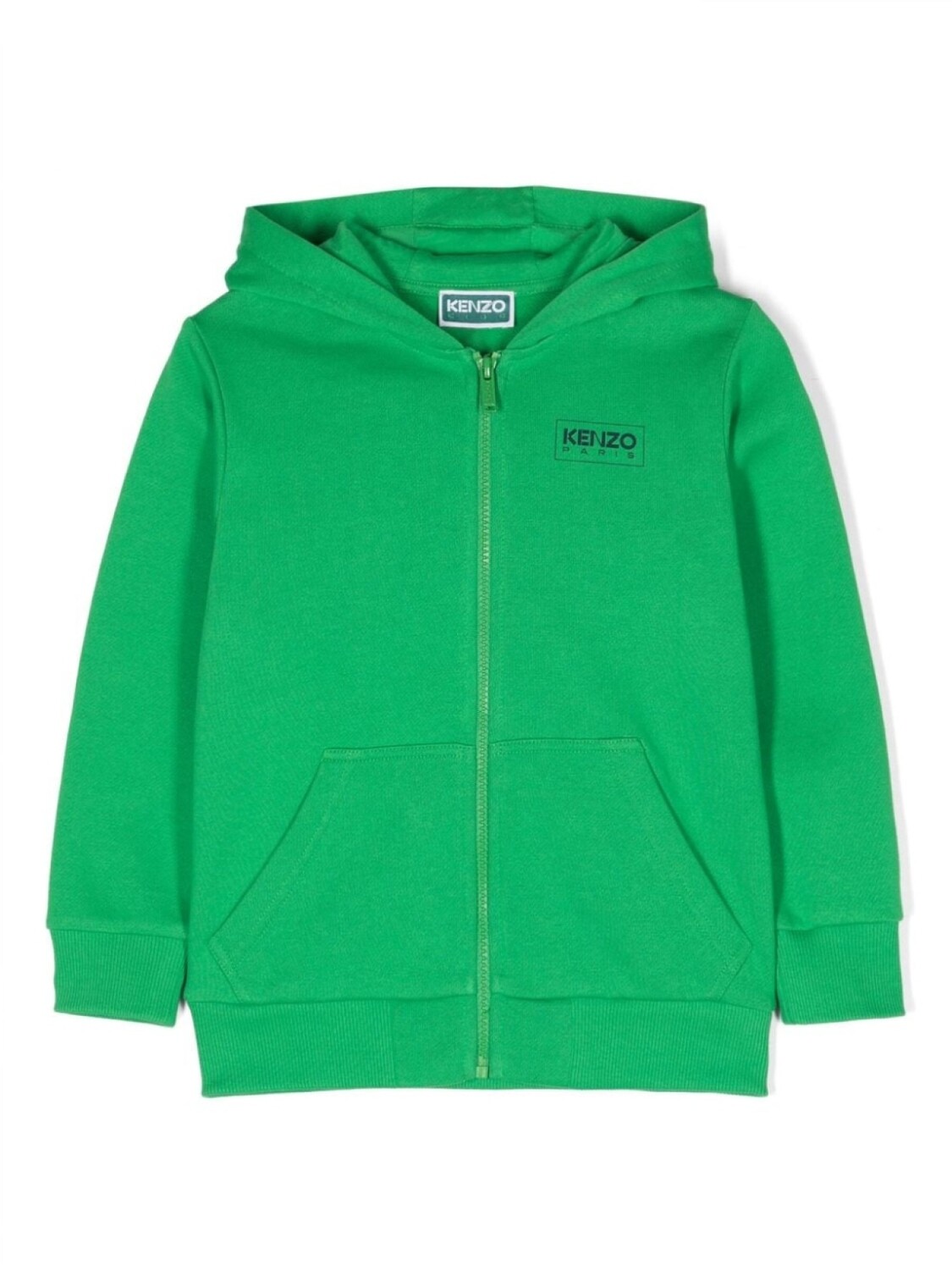 

Kenzo Kids толстовка на молнии с логотипом, зеленый