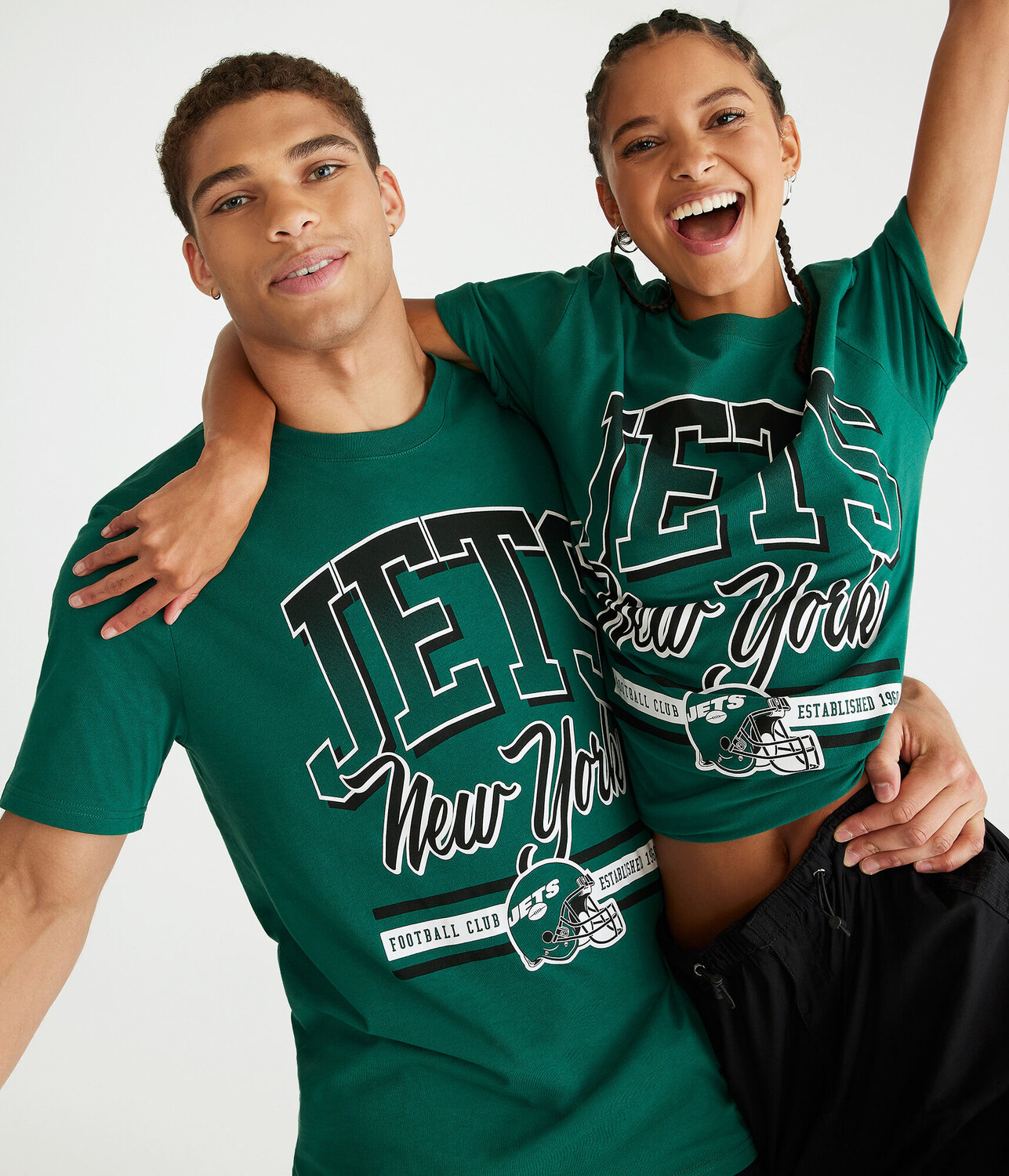 

Футболка с графическим рисунком New York Jets Aeropostale, зеленый