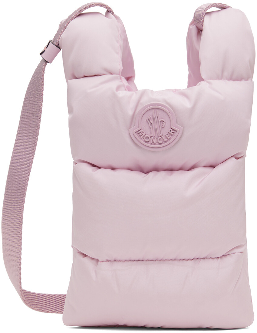 

Розовая сумка через плечо Legere на пуху Moncler