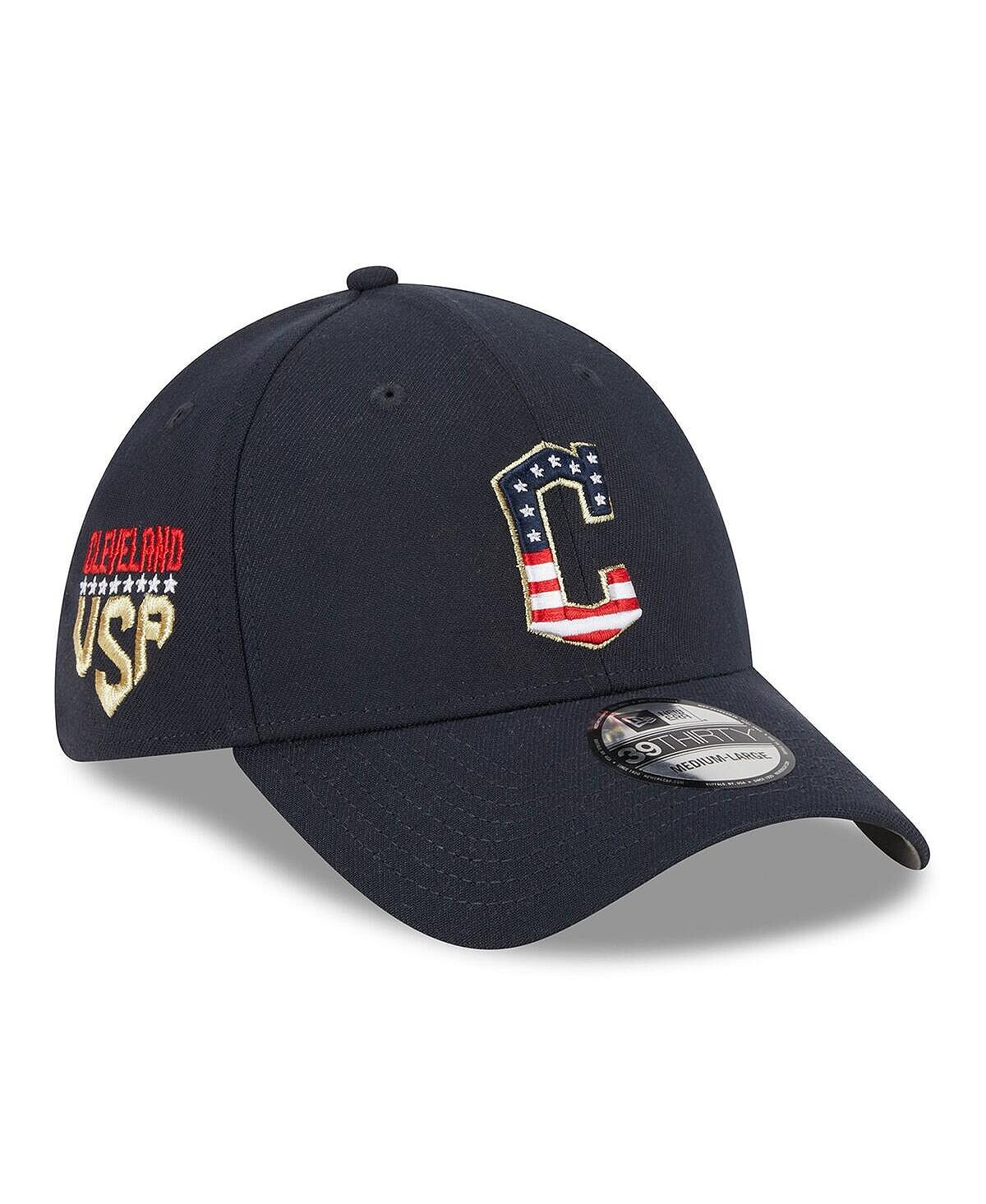 

Мужская темно-синяя кепка Cleveland Guardians 4 июля 39THIRTY Flex Fit. New Era