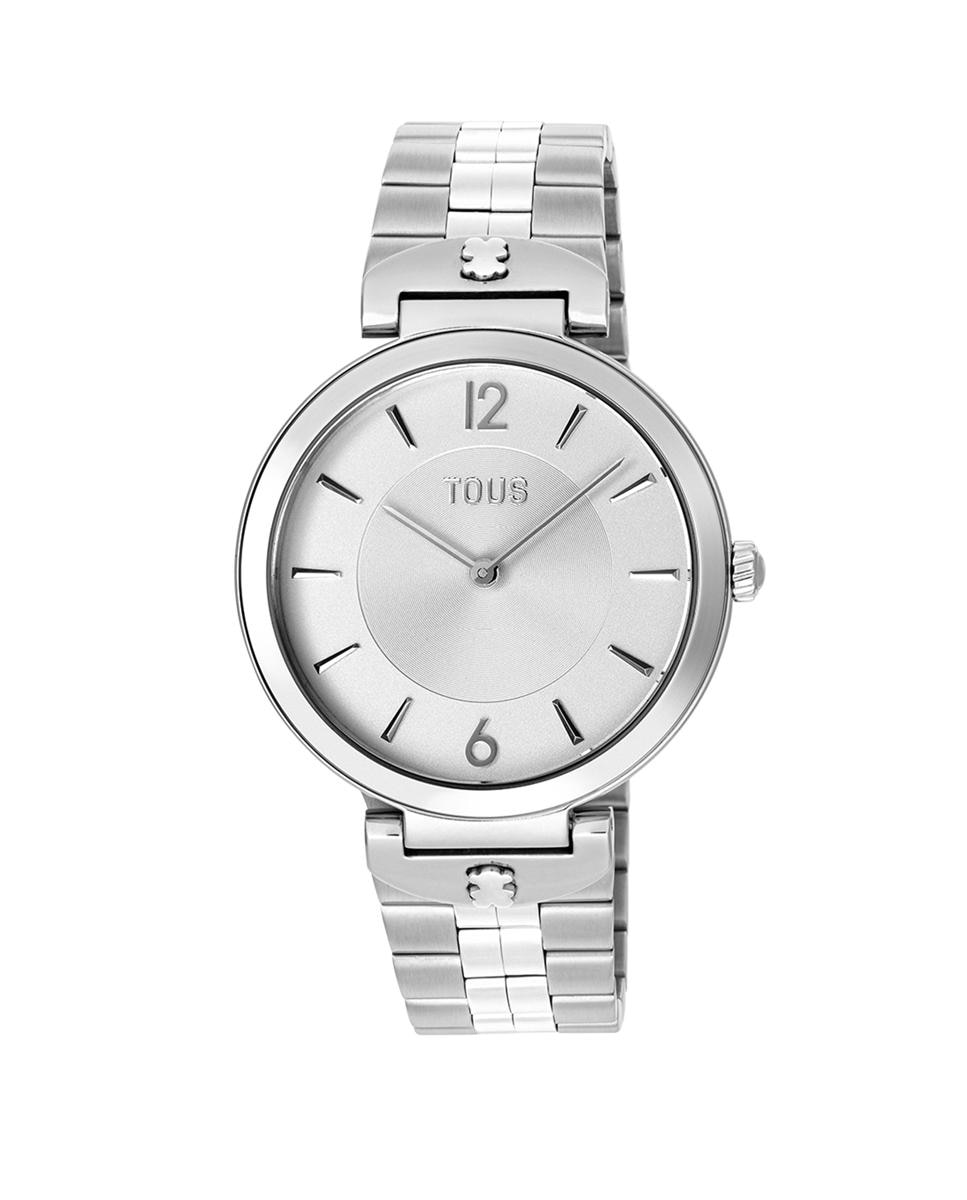 Аналоговые женские часы S-диапазона со стальным браслетом Tous, серебро цифровые женские часы d logo со стальным браслетом tous серебро