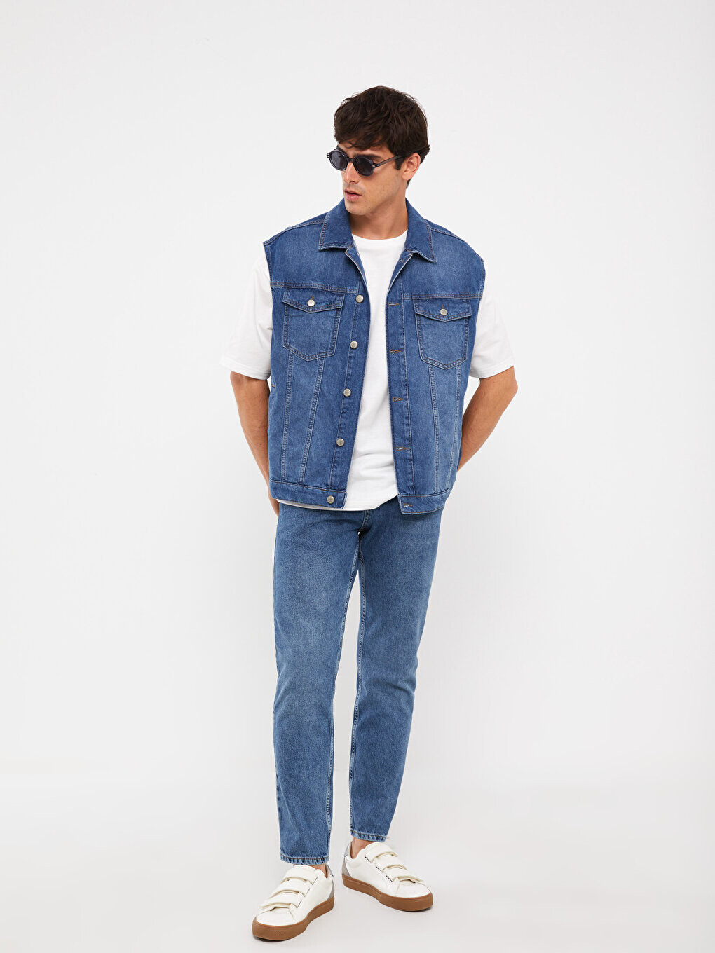 

Мужские джинсовые брюки прямого кроя 700 LCW Jeans, среднее индиго родео