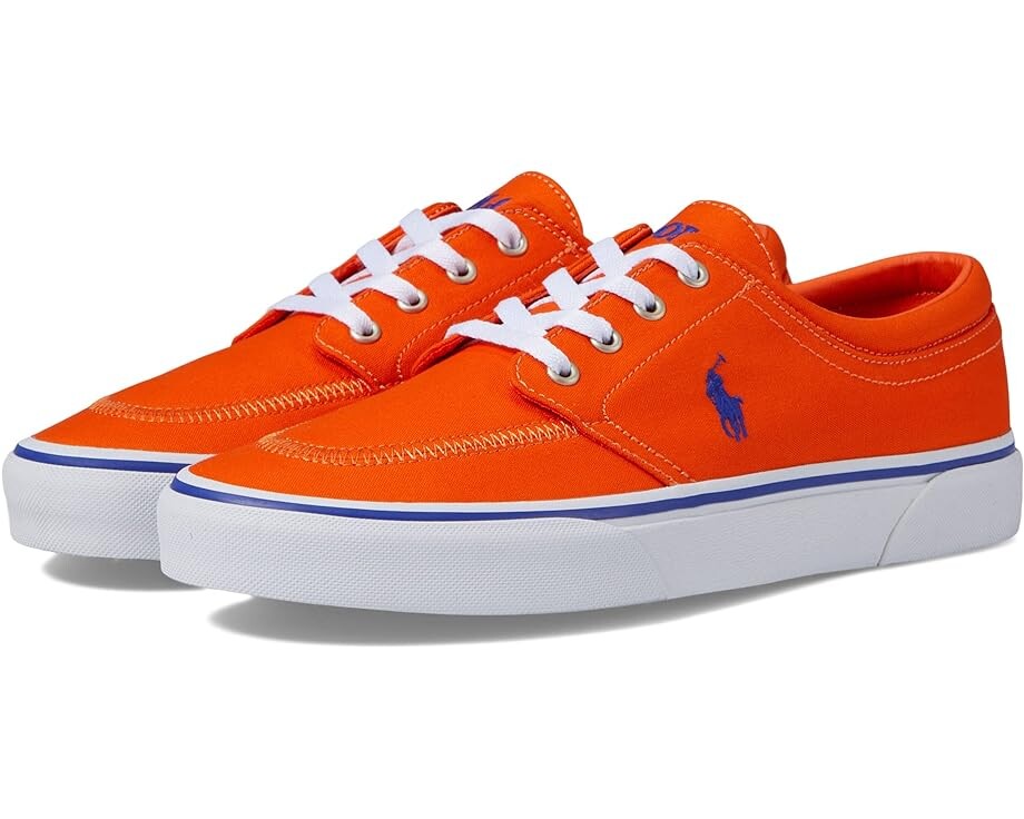 

Кроссовки Polo Ralph Lauren Faxon X Sneaker, цвет Sailing Orange/Royal Pony Player
