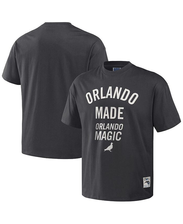 

Мужская футболка оверсайз NBA x Anthracite Orlando Magic Heavyweight Staple, серебро
