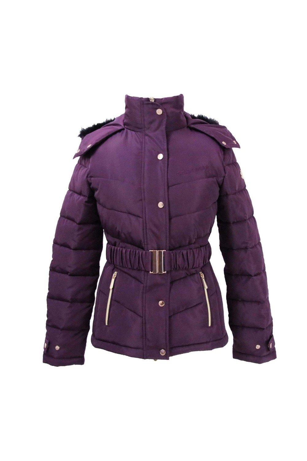 Стеганое пальто Cornhill Coldstream, фиолетовый
