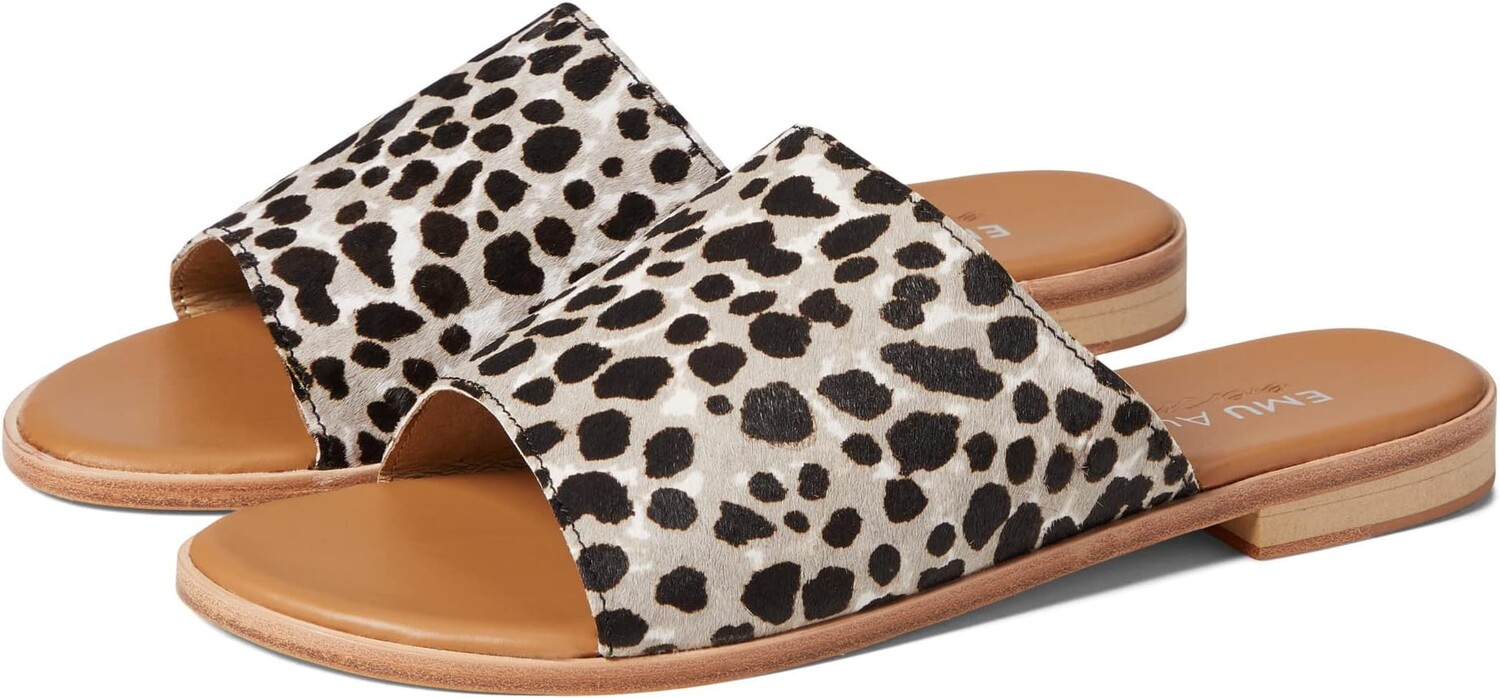 

Сандалии на плоской подошве Gannet Leopard EMU Australia, цвет Leopard Print