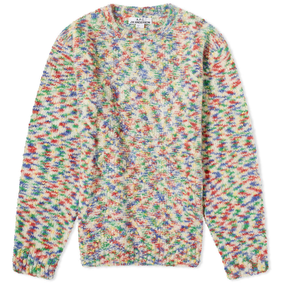 

A.P.C. Трикотажный комплект Connor Crew из коллаборации с JW Anderson, мультиколор