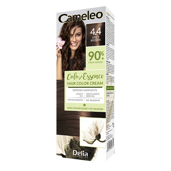 Краска для волос крем-4.4 пряно-коричневый Delia Cameleo Color Essence, 75 гр цена и фото