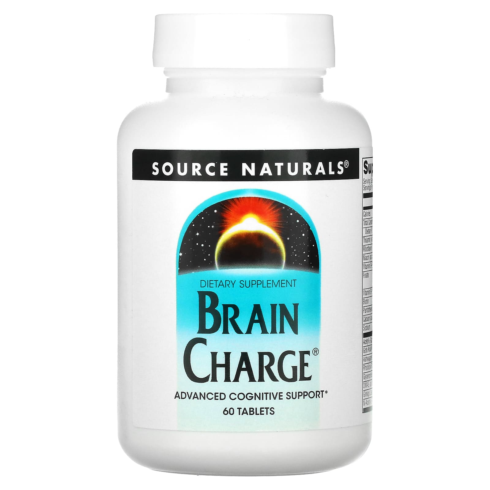 

Brain Charge, 60 таблеток, Source Naturals