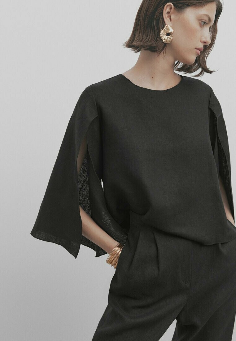 

Блузка Massimo Dutti, черный