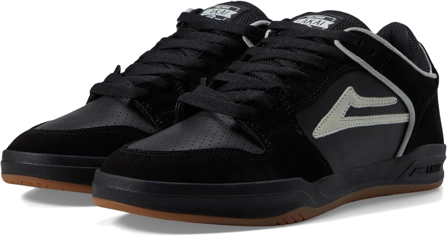 

Кроссовки Telford Low Lakai, цвет Black/Glow Suede