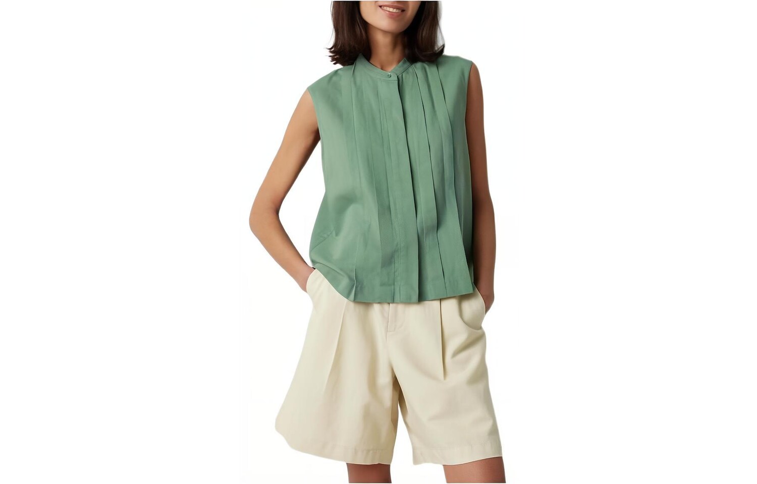 

Жилет X CDC Co-brand женский зеленый Uniqlo