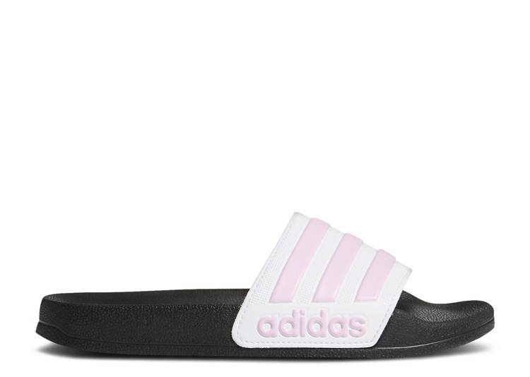 

Кроссовки Adidas ADILETTE SHOWER SLIDE J 'WHITE CLEAR LILAC', белый