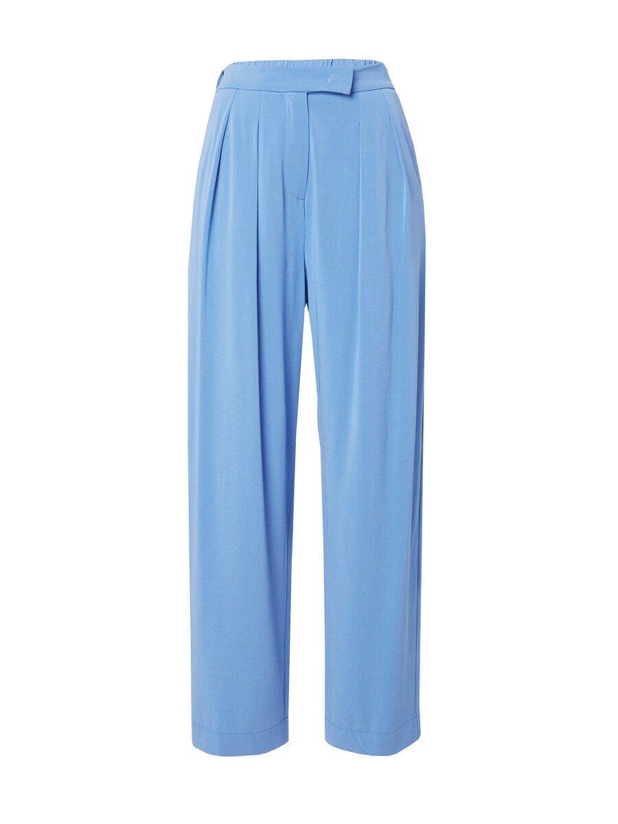 

Брюки Max Mara Leisure Loose fit Pleat-Front Pants GIOCHI, пыльно-голубой