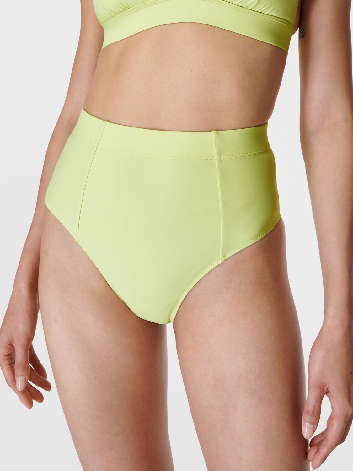 

Трусики бикини Xtra Life с высокой талией Sweaty Betty Brook, зеленый помело