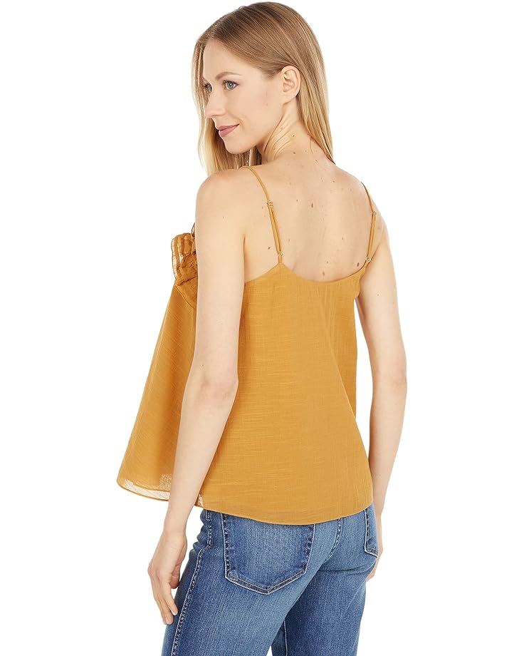 

Топ 7 For All Mankind Ruffle Tank Top, цвет Toffee