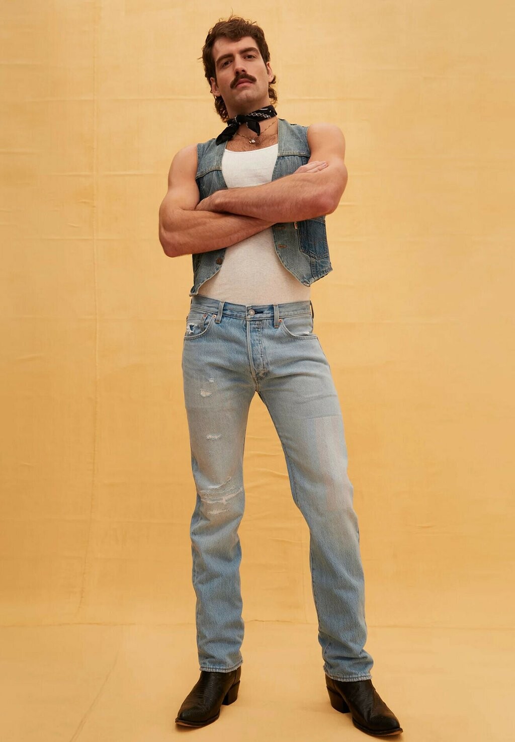 

Джинсы-сигареты Levi's, давайте полюбим синий цвет