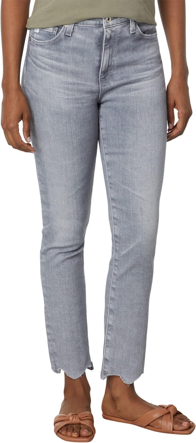 

Джинсы Mari Crop High-Rise Slim Straight in Vp 22 Years Cast Shadow AG Jeans, цвет Vp 22 Years Cast Shadow