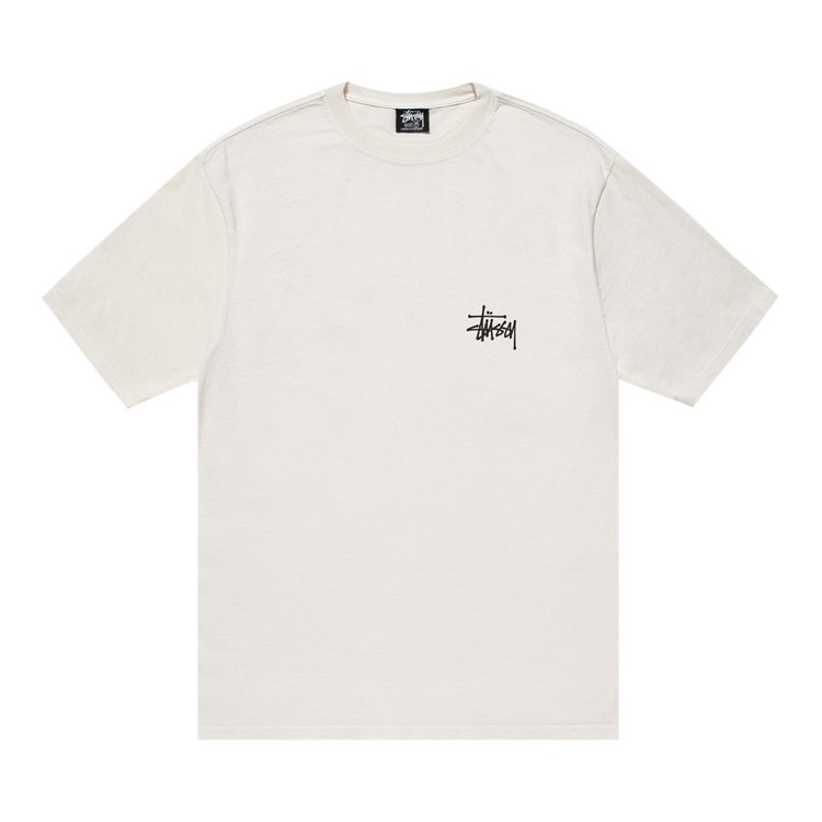 

Футболка Stussy Pigment Dyed Built Tough 'Natural', белый