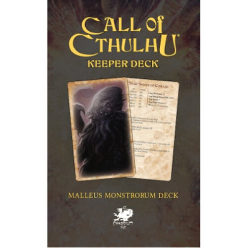 Книга Call Of Cthulhu: Malleus Monstrorum Keeper Deck Chaosium книга call of cthulhu cults of cthulhu chaosium