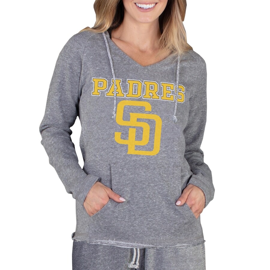 

Толстовка Concepts Sport San Diego Padres, серый