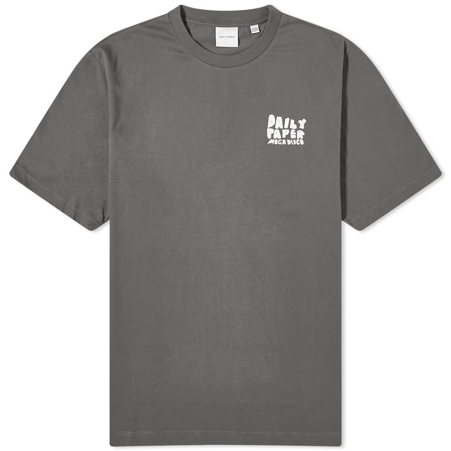 

Футболка Daily Paper Hailm Moga Disco, цвет Ash Grey