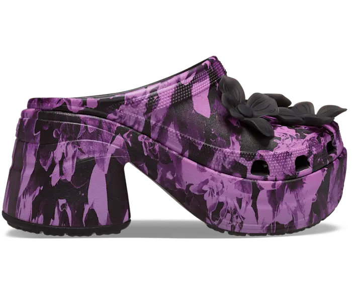 

Сабо Siren с цветочным принтом Crocs женские, цвет Black / Multi